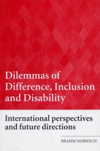 Cover Dilemmas of Difference, Inclusion and Disability