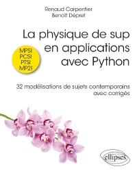 Cover La physique de sup en applications avec Python