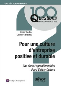 Cover Pour une culture d''entreprise positive et durable