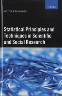 Cover Statistical Principles and Techniques in Scientific and Social Research