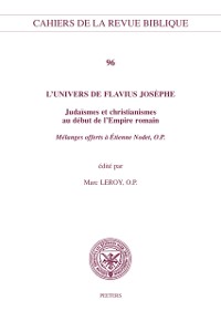 Cover univers de Flavius Josephe