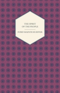 Cover Spirit of the People - An Analysis of the English Mind