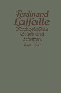 Cover Lassalles Briefwechsel aus den Jahren seiner Arbeiteragitation 1862–1864