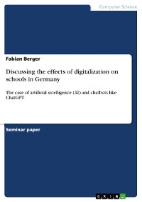 Cover Discussing the effects of digitalization on schools in Germany