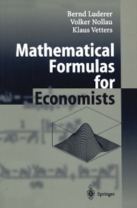 Cover Mathematical Formulas for Economists