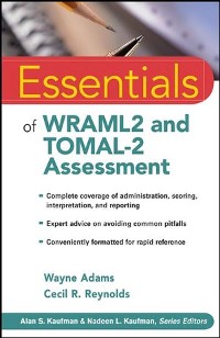 Cover Essentials of WRAML2 and TOMAL-2 Assessment