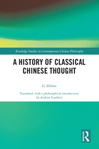 Cover History of Classical Chinese Thought