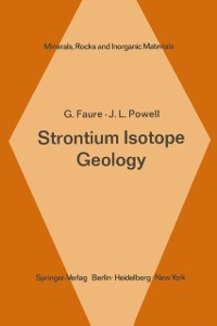 Cover Strontium Isotope Geology