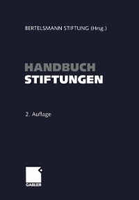 Cover Handbuch Stiftungen