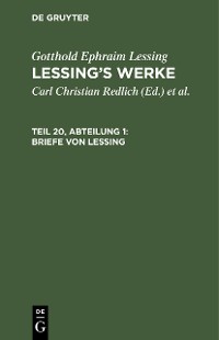 Cover Briefe von Lessing