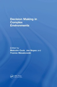 Cover Decision Making in Complex Environments