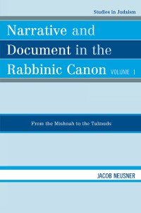 Cover Narrative and Document in the Rabbinic Canon