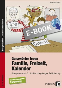 Cover Ganzwörter lesen: Familie, Freizeit, Kalender