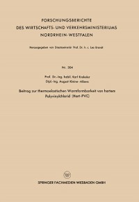 Cover Beitrag zur thermoelastischen Warmformbarkeit von hartem Polyvinylchlorid (Hart-PVC)