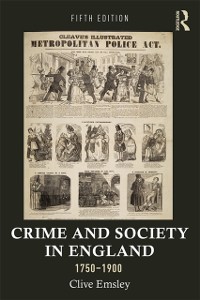 Cover Crime and Society in England, 1750-1900