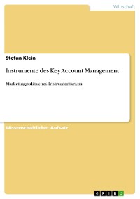 Cover Instrumente des Key Account Management
