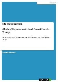 Cover (Rechts-)Populismus in den USA mit Donald Trump