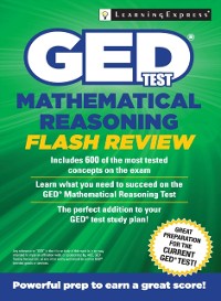 Cover GED Test Mathematics Flash Review