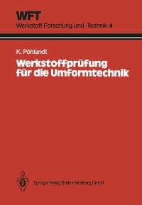 Cover Werkstoffprüfung für die Umformtechnik