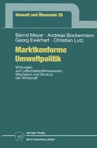 Cover Marktkonforme Umweltpolitik
