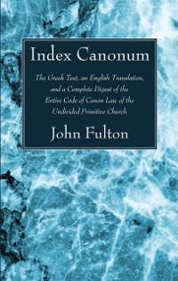 Cover Index Canonum