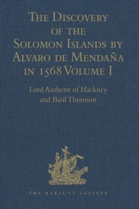 Cover Discovery of the Solomon Islands by Alvaro de Mendana in 1568