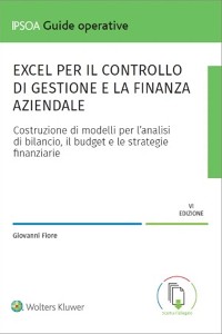 Cover Excel per il controllo di gestione e la finanza aziendale