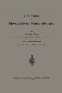 Cover Handbuch für Physikalische Schülerübungen