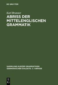 Cover Abriß der mittelenglischen Grammatik