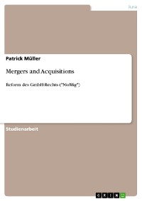 Cover Mergers and Acquisitions