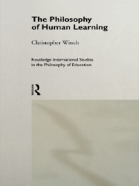 Cover The Philosophy of Human Learning
