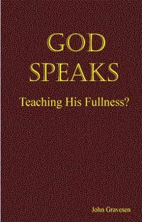 Cover God Speaks: Teaching His Fullness