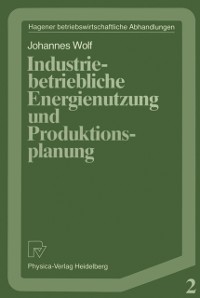 Cover Industriebetriebliche Energienutzung und Produktionsplanung