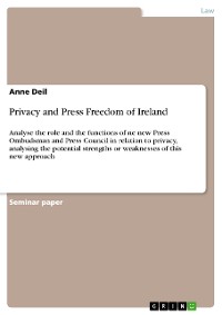 Cover Privacy and Press Freedom of Ireland
