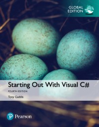 Cover Starting Out with Visual C#, Global Edition