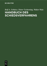 Cover Handbuch des Schiedsverfahrens