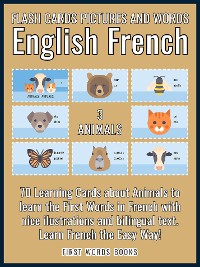Cover 3 - Animals - Flash Cards Pictures and Words English French