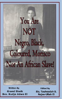 Cover You Are NOT Negro, Black, Coloured, Morisco Nor An African Slave!