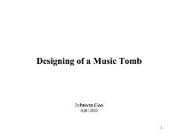 Cover Designing of a Music Tomb