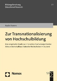 Cover Zur Transnationalisierung von Hochschulbildung