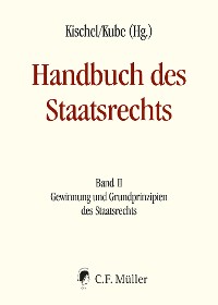 Cover Handbuch des Staatsrechts - Neuausgabe