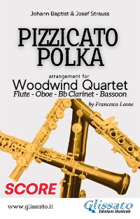 Cover Pizzicato Polka - Woodwind Quartet (score)