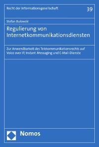 Cover Regulierung von Internetkommunikationsdiensten