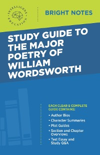 Cover Study Guide to the Major Poetry of William Wordsworth