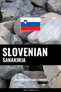 Cover Slovenian sanakirja