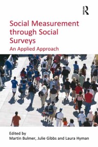 Cover Social Measurement through Social Surveys
