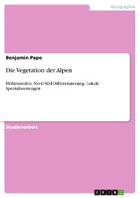 Cover Die Vegetation der Alpen