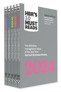 Cover 5 Years of Must Reads from HBR: 2024 Edition (5 Books)
