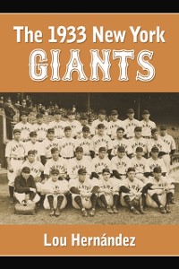 Cover 1933 New York Giants