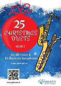 Cover Tenor and Baritone Saxophones : 25 Christmas Duets volume 2